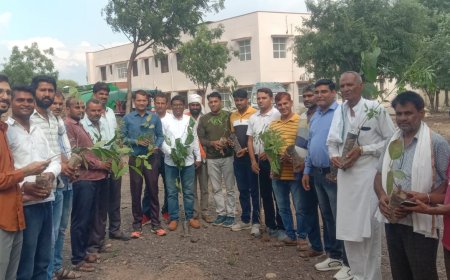 सर्व समाज हेल्प टीम ने पौधा रोपण कर लोगों को दिया पर्यावरण बचाने का संदेश