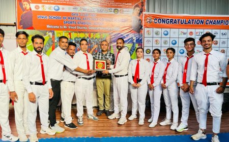 द्वितीय राजस्थान जूनियर राज्य स्तरीय प्रतियोगिता में अलवर प्रथम स्थान पर