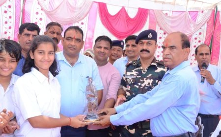 बैण्ड वादन प्रतियोगिता मे रैणी के स्वामी विवेकानंद मॉडल सरकारी स्कूल डेरा की छात्राओ ने पाया प्रथम स्थान