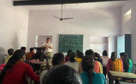 टपूकड़ा महाविद्यालय में हिंदी दिवस का आयोजन