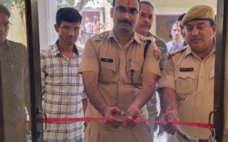 पहाड़ी सीओं ने फीता काटकर कार्यालय को किया उद्वघाटन 