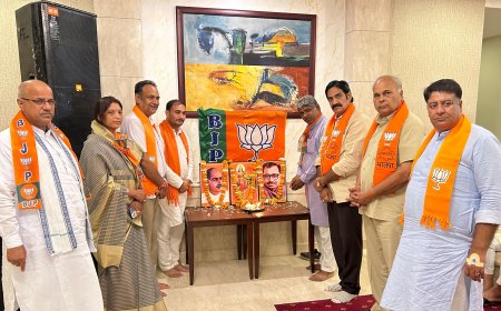 भाजपा परिवर्तन यात्रा रैली को लेकर हुआ मीटिंग का आयोजन