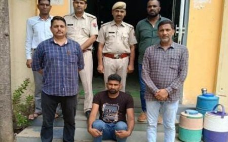 भिवाड़ी पुलिस से वांछित 10 हजार का ईनामी कुख्यात गौतस्कर को किया दस्तयाब