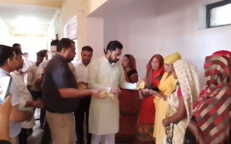 विधायक के जन्मदिन पर मरीजों को फल वितरण:सरकारी स्कूल में मनाया गया बच्ची का जन्मदिन- एसडीएम ने बढ़ाया हौसला