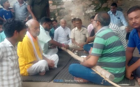 रामलीला का हुआ बल्ली पूजन