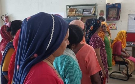 इक्वीटास बैंक ने लगाया निशुल्क नेत्र जांच शिविर