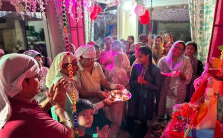 गणपति बप्पा मोरिया के जय करो के साथ एचडीएफसी बैंक में किया गणेश पूजन: शनिवार को होगा आम भण्डारा