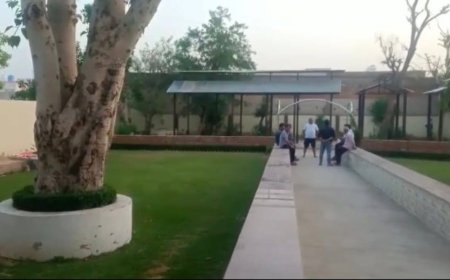 श्मशान घाट का किया सौंदर्यीकरण: सेवादारियों की लगन व मेहनत से सपना हुआ पूरा