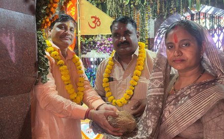 श्री पांडुपोल हनुमान मंदिर से प्रवेश शुल्क हटाये जाने पर संघर्ष समिति कार्यकर्ताओं का पांडुपोल हनुमान मंदिर पर किया स्वागत