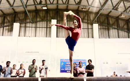 जिम्नास्टिक में हलेड़ बना चैम्पीयन: 13  जिम्नास्ट का राज्यस्तर पर चयन