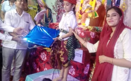 धार्मिक वेशभूषा प्रतियोगिता में सुहानी आई प्रथम