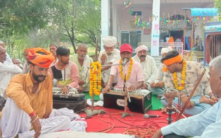 जोनेटा गांव में वीर तेजाजी महाराज के मेले में दर्शनो को उमड़ी श्रद्धालुओं की भीड़