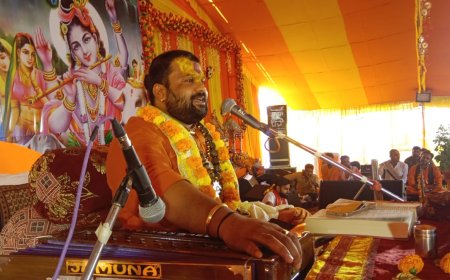 भागवत कथा के तीसरे दिन विभिन्न प्रसंगों पर किए प्रवचन- धन्वंतरी दास जी महाराज