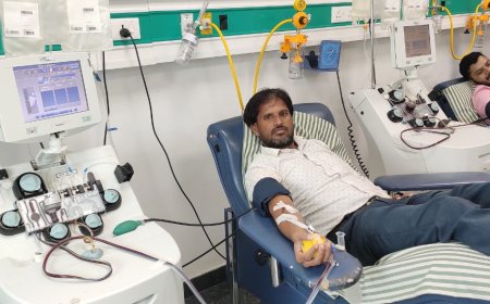 अठारहवीं बार रक्तदान करके निभाया मानवता का फ़र्ज़ -रामकेश मीना