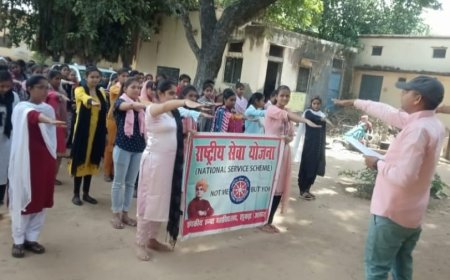 टपूकड़ा महाविद्यालय में 'स्वच्छता ही सेवा अभियान' का आयोजन