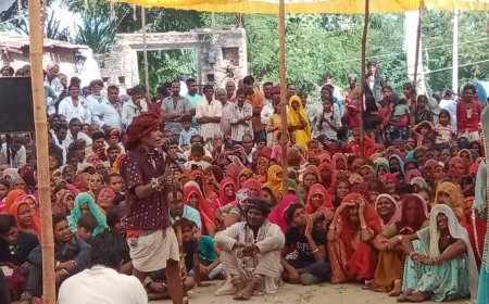 गुरला में गैर नृत्य का आयोजन: मेवाड़ के प्रसिद्ध गवरी नृत्य का आयोजन