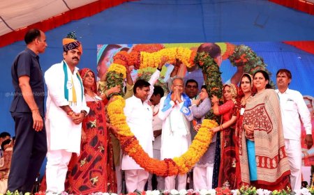 उदयपुरवाटी से सैकड़ो कार्यकर्ताओं के साथ पहुंचे थे मुख्यमंत्री की सभा में युवा नेता सैनी