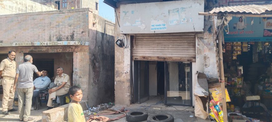 गोपालगढ़ में तीसरी बार बदमाश एस.बी.आई का एटीएम उखाड ले गए   