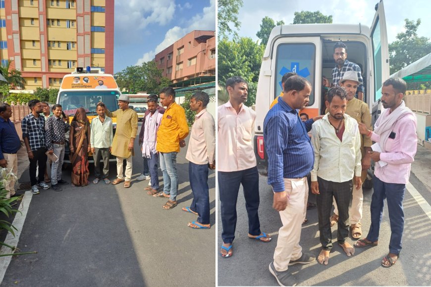 पूर्व मंत्री गुढ़ा ने किशोरपुरा के किडनी पीड़ित इंद्राज सैनी को महाराष्ट्रा सरकार की एंबुलेंस से इलाज के लिए एसएमएस जयपुर भेजा: चलेगा फ्री इलाज