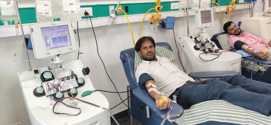 अठारहवीं बार रक्तदान करके निभाया मानवता का फ़र्ज़ -रामकेश मीना