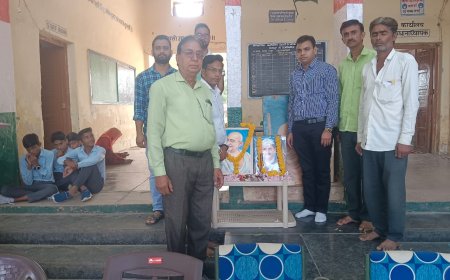 तखतगढ़ में मनाई  गई महात्मा गांधी व लाल बहादूर शास्त्री की जयंती