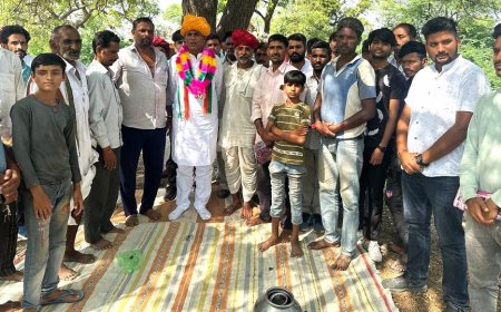 जन संकल्प यात्रा में पूर्व प्रधान मेवाड़ा ने सीएम की जनकल्याणकारी याेजनाओकी दी जानकारी, यात्रा का जगह-जगह हुआ स्वागत