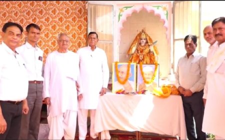 राष्ट्रपिता की जयंती पर सर्वधर्म प्रार्थना सभा का किया आयोजन