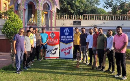 लायंस एवं लियो क्लब ने चलाया स्वच्छता अभियान