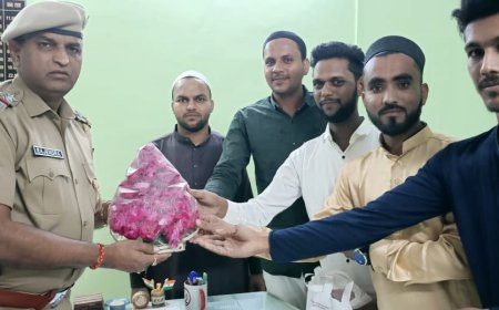 युवाओं ने पुलिस की सराहनीय सेवाओं का जताया आभार