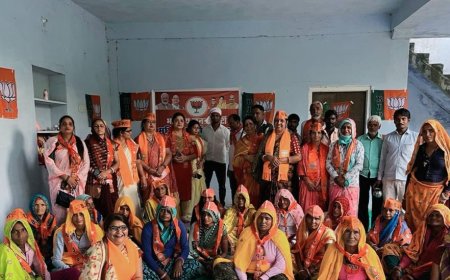 महिला मोर्चा सम्मेलन में महिला मोर्चा की 11 टीमों के शक्ति केंद्रो का किया गठन