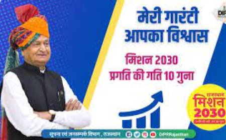 मिशन 2030 का जिला स्तरीय कार्यक्रम खैरथल में होगा आयोजित: मुख्यमंत्री गहलोत  जारी करेंगे मिशन 2030 का विजन डॉक्यूमेंट