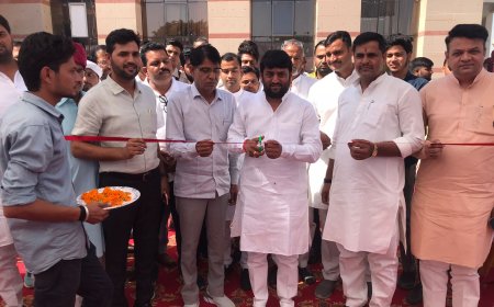 विधायक ने किया भिवाड़ी कन्या महाविद्यालय का शिलान्यास:  4.50 करोड़ रुपये से बनेगा भवन