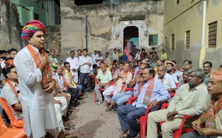 मैं विधायक बना तो उदयपुरवाटी नगरपालिका को बनायेंगे नगरपरिषद व सीवरेज लाईन डलवायेगें - शुभकरण चौधरी