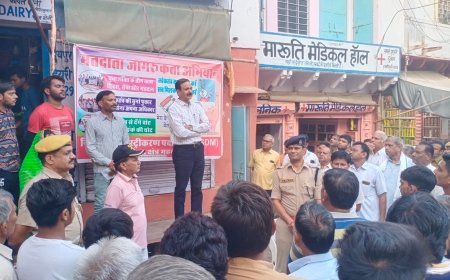 भय मुक्त होकर मतदाता मतदान करें बजरंग सिंह अतिरिक्त जिला पुलिस अधीक्षक