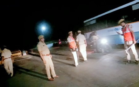 विधानसभा चुनावों को लेकर वैर में पुलिस प्रशासन अलर्ट, स्टेट मेगा हाईवे 45 पर वाहनों की नाकाबंदी कर की जांच