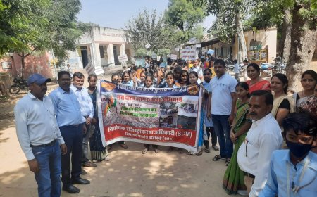 राउमावि श्यालावास कला में मतदाता जागरूकता कार्यक्रम आयोजित