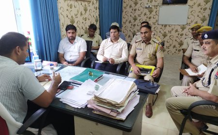 बानसूर विधानसभा चुनाव 2023: पुलिस अधिकारियों को चुनाव की निगरानी में वृद्धि के लिए महत्वपूर्ण बैठक आयोजित