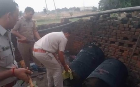 विधानसभा चुनावों के मद्देनजर अवैध शराब के खिलाफ कार्यवाही :1500 लीटर वाश नष्ट एंव 20 लीटर अवैध हथकङ शराब जब्त