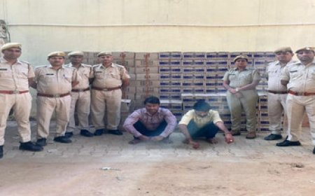 अवैध शराब व मादक पदार्थो के विरुद्ध बड़ी कार्यवाही:6 लाख  रुपए की अवैध देशी शराब सहित 2 गिरफ्तार