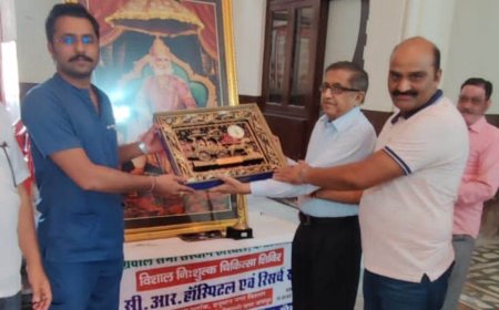 अग्रसेन जयंती महोत्सव के  प्रथम दिन निशुल्क चिकित्सा कैंप सफलतापूर्वक संपन्न