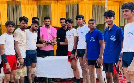 मेवाड़ आईटीआई कॉलेज रूपाहेली  भीलवाडा में दो दिवसीय स्पोर्ट्स टूर्नामेंट (लक्ष्य 2k23) का शुक्रवार को हुआ समापन