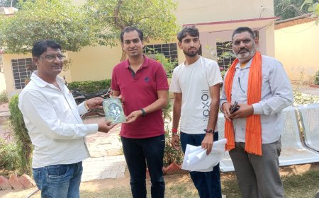 कैलाश सत्यार्थी चिल्ड्रन फाउंडेशन के  कार्यकर्ताओं ने एसडीएम आवास पर ओपी मीणा से एक शिष्टाचार मुलाकात की