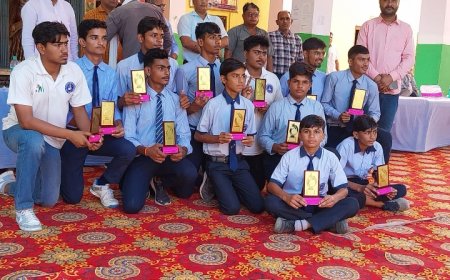 खेलकूद के प्रथम तीन चरण में राज इंटरनैशनल स्कूल महवा ने रिकॉर्ड 31 खिलाडि़यों का राज्य स्तर पर चयन: 29 स्वर्ण सहित कुल  53 मेडल्स जीते