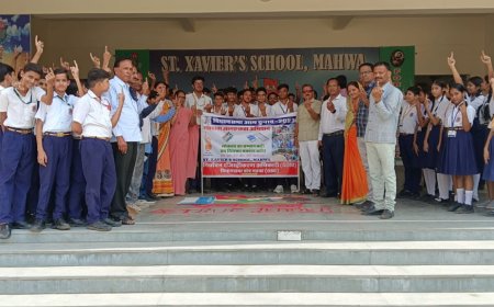 मतदाता जागरूकता को लेकर मतदाताओं से सी विजिलऐप करवाया डाउनलोड