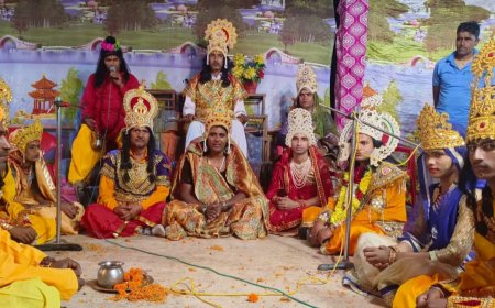 राजपुर बड़ा में राम विवाह लीला का हुआ मंचन