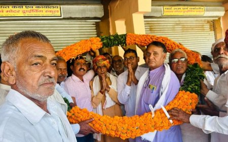 पूर्व विधायक मामन सिंह यादव का तूफानी चुनावी दौरा:जनता के बिच गिनाए अपने विकास कार्य