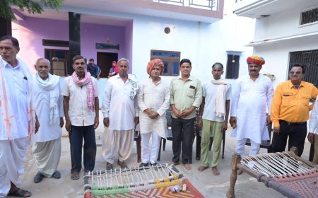 पाडली, सायपुर, बिडौदा, खौचपुरी सहित अनेको गांवो में किया जनसंपर्क भाजपा के लिए मांगे वोट : केसी मीणा