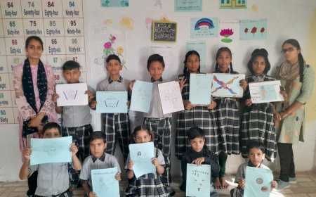 पोस्टर के जरिए नवरात्रि का महत्व बताया