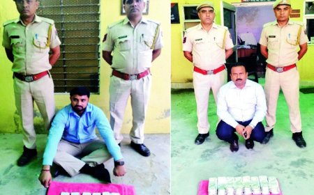 पुलिस नाकेबंदी में बड़ौदामेव थाना क्षेत्र में 20 लाख रुपए की नगदी बरामद- 2 गिरफ्तार