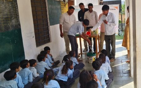 राजकीय उच्च प्राथमिक विद्यालय रामसिंहपुरा में विश्व हाथ धुलाई सप्ताह के अन्तर्गत जागरूकता कार्यक्रम का  हुआ  आयोजन